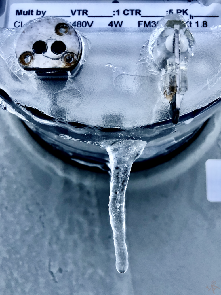 Frozen Electricity Image By Andy