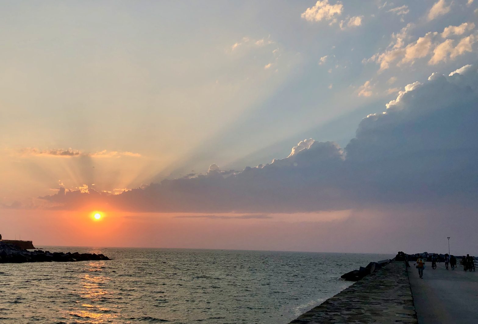 Sunset in San Sebastián